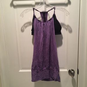 Purple Flowy Lululemon Tank Top Size 4
